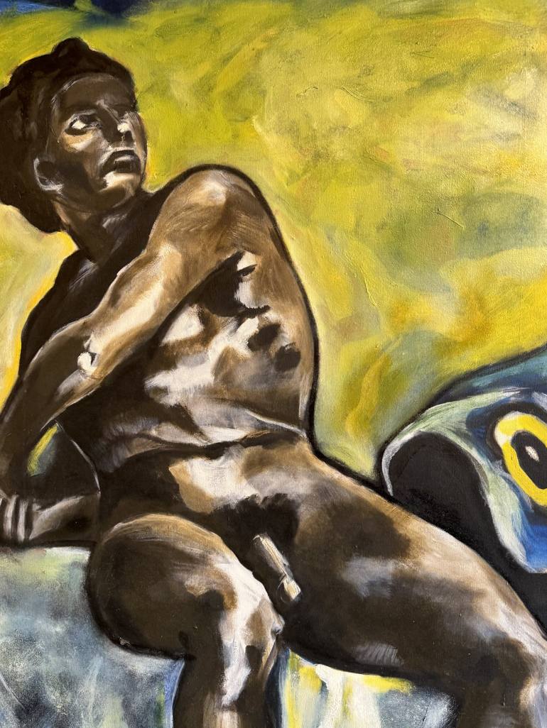 Original Figurative Nude Painting by Steven Miller