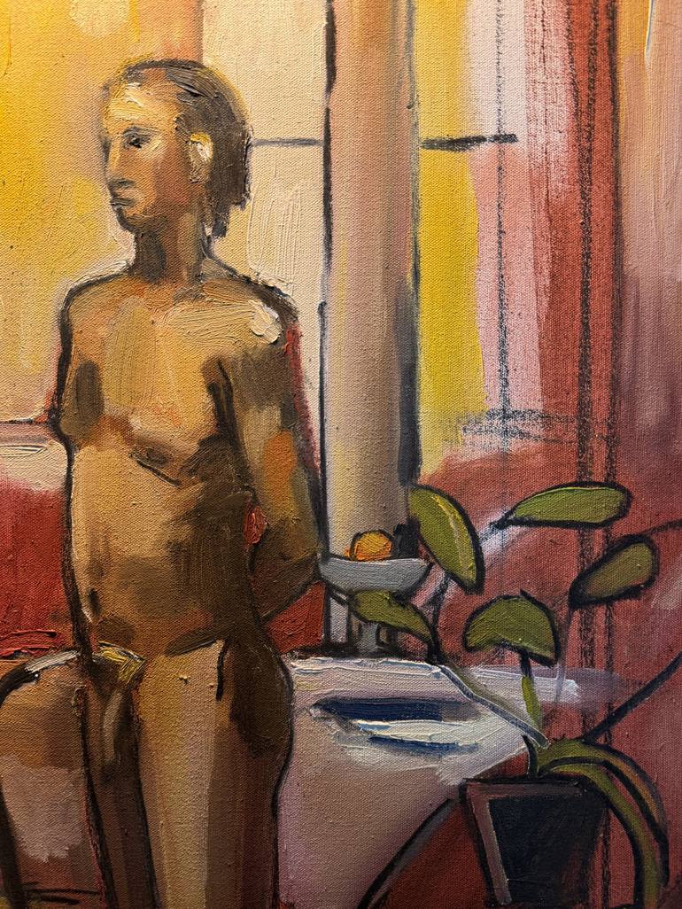 Original Modernism Nude Painting by Steven Miller