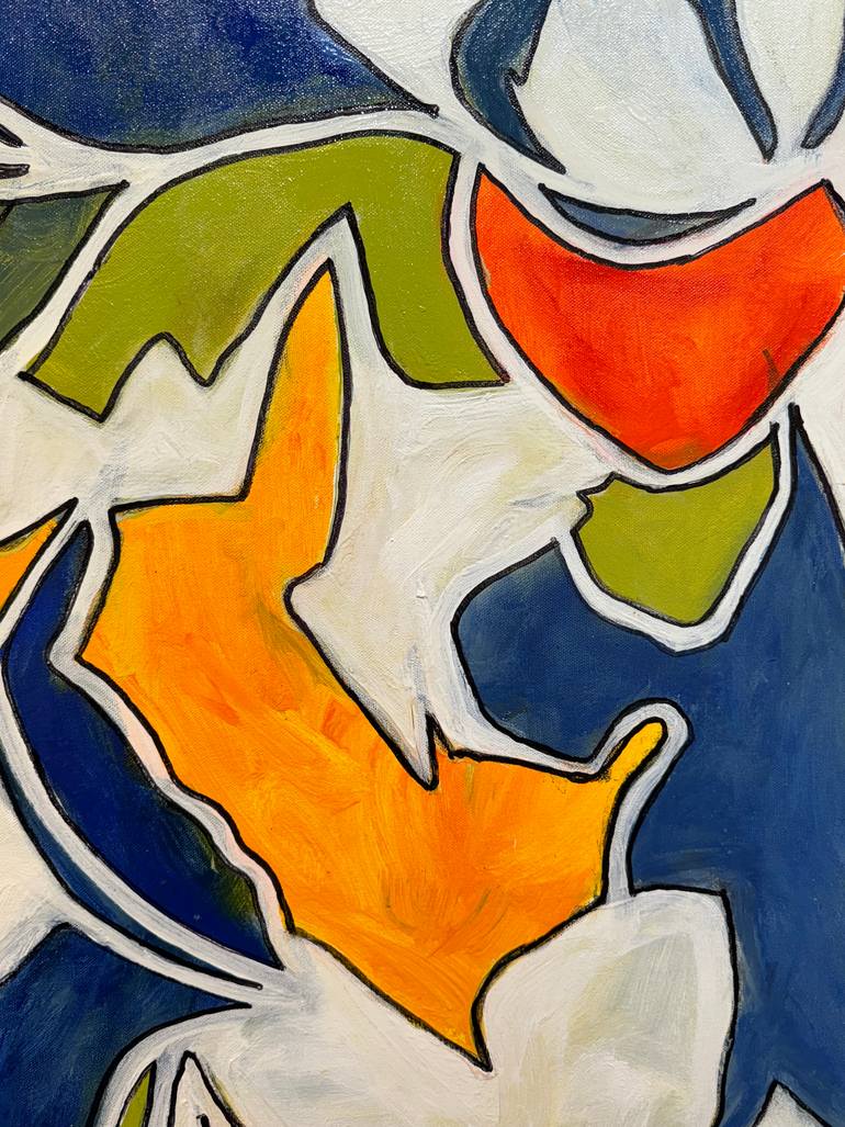 Original Abstract Expressionism Abstract Painting by Steven Miller