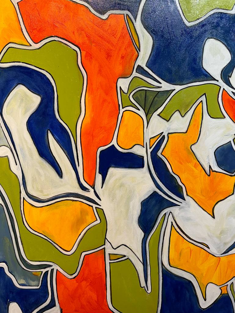 Original Abstract Expressionism Abstract Painting by Steven Miller