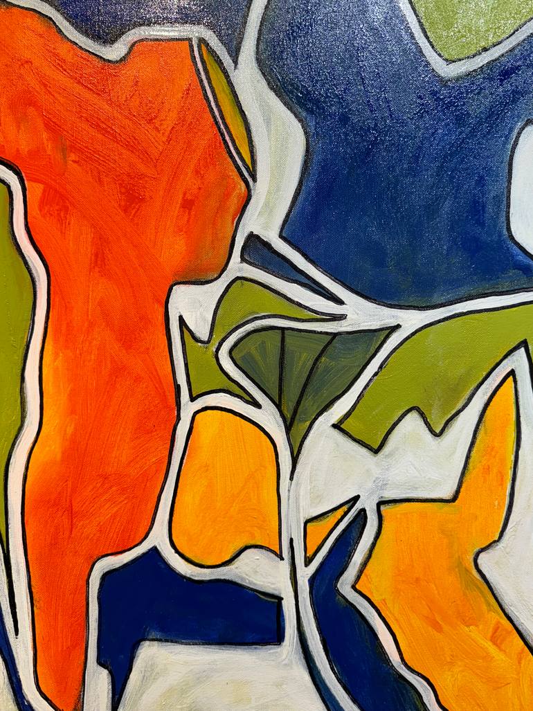 Original Abstract Expressionism Abstract Painting by Steven Miller