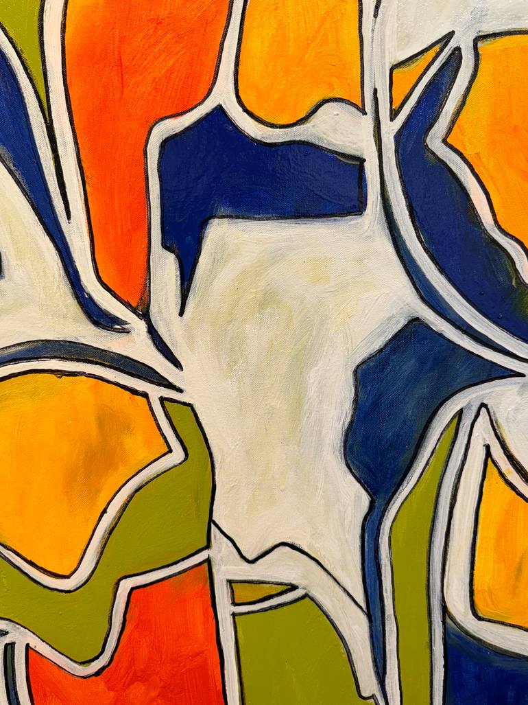 Original Abstract Expressionism Abstract Painting by Steven Miller