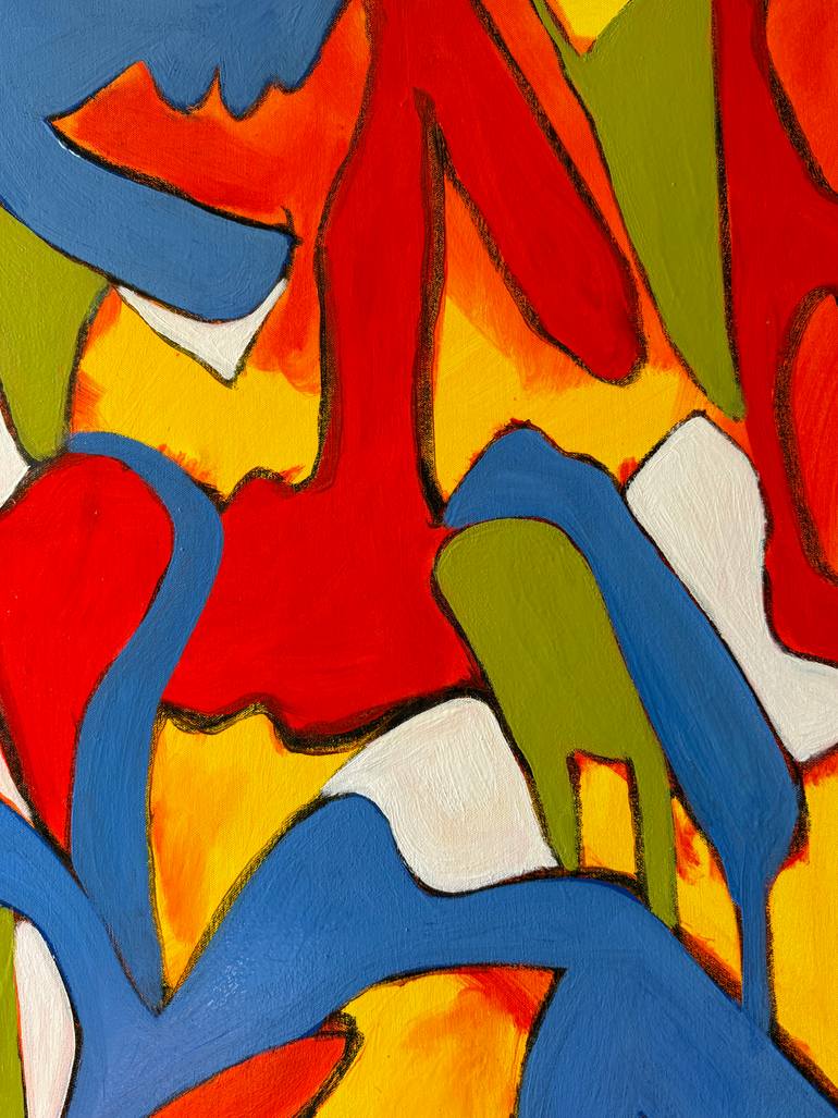 Original Abstract Expressionism Abstract Painting by Steven Miller