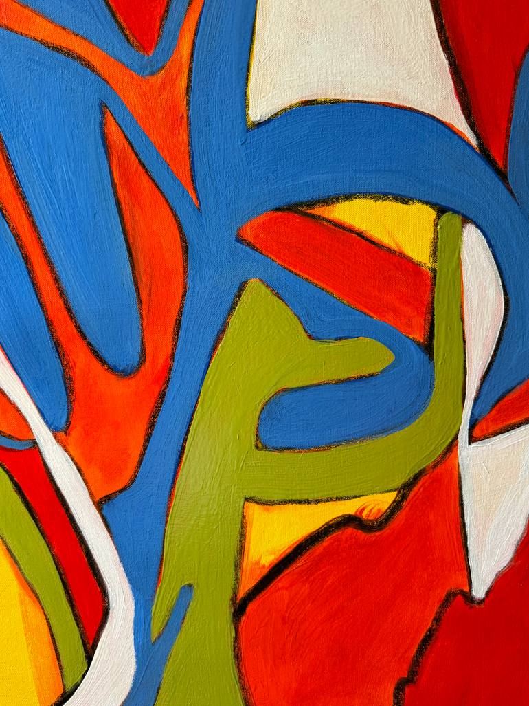 Original Abstract Expressionism Abstract Painting by Steven Miller