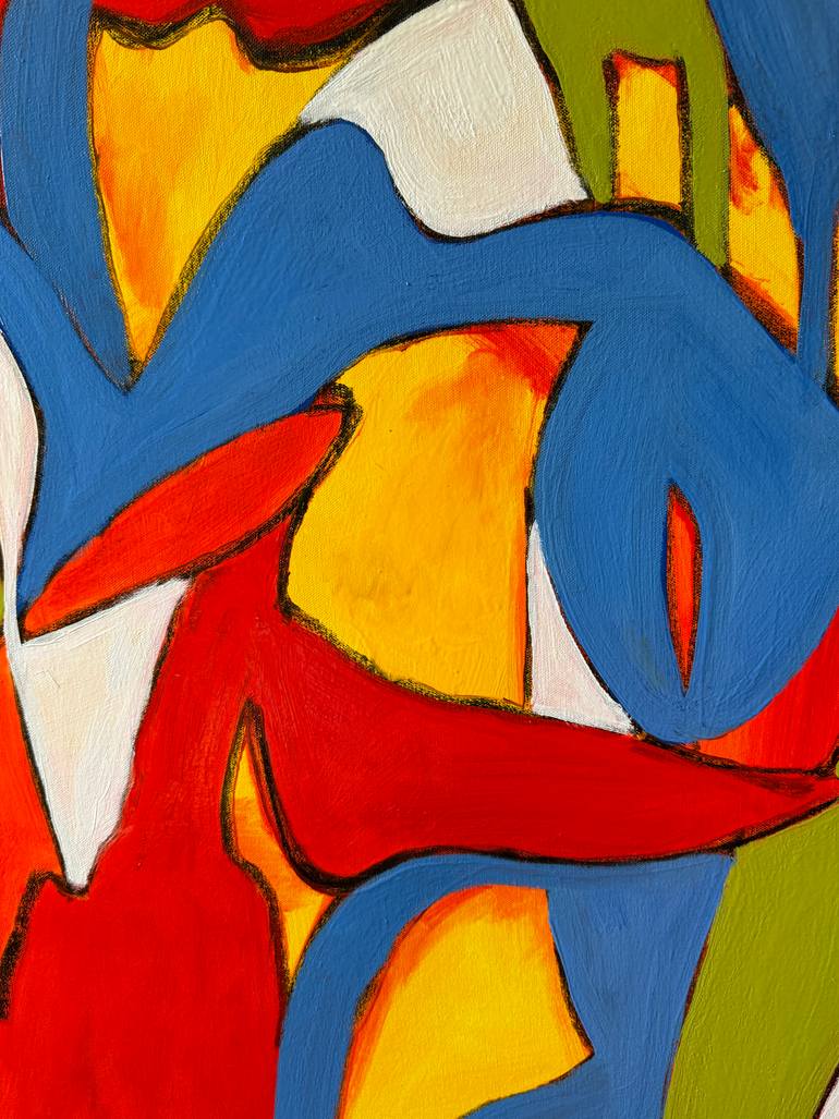 Original Abstract Expressionism Abstract Painting by Steven Miller