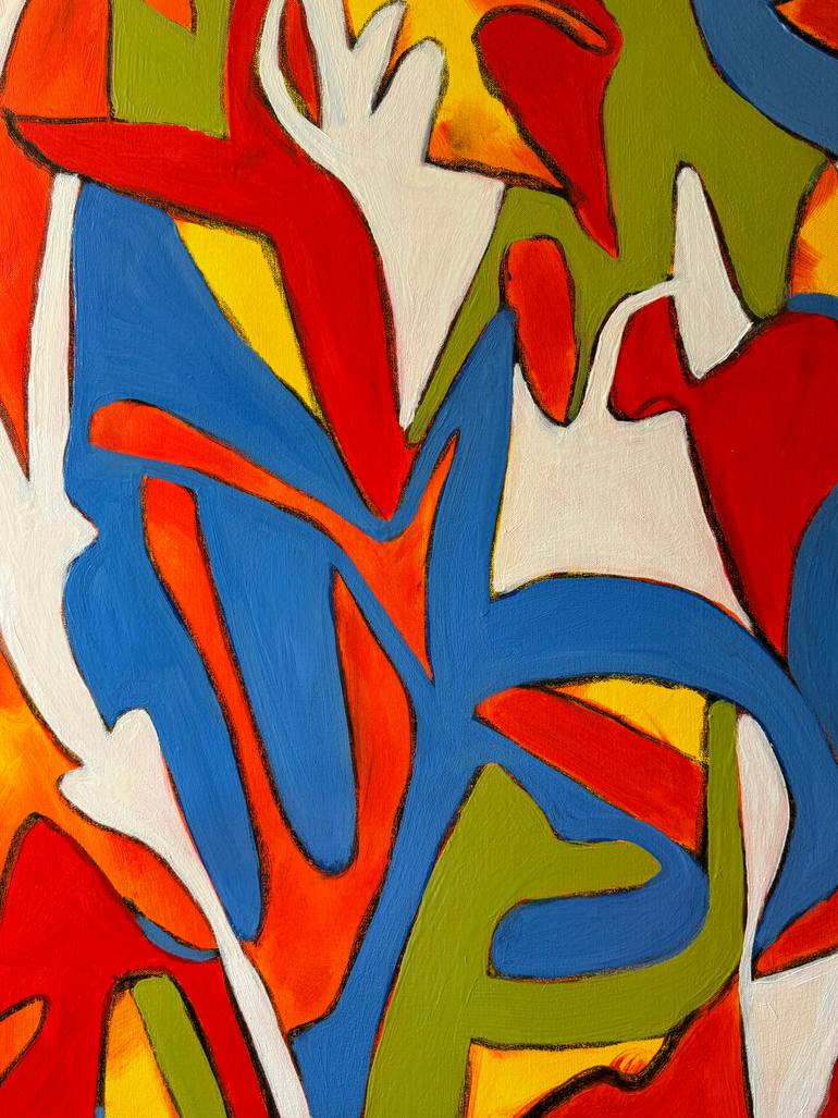 Original Abstract Expressionism Abstract Painting by Steven Miller