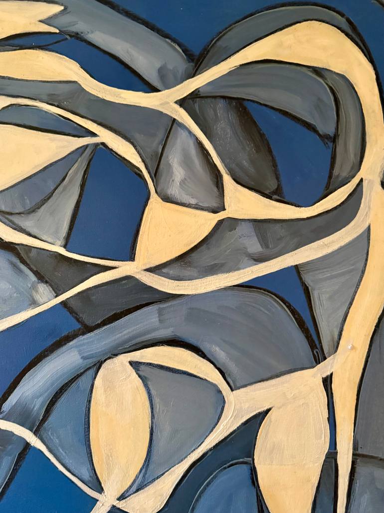 Original Abstract Expressionism Abstract Painting by Steven Miller