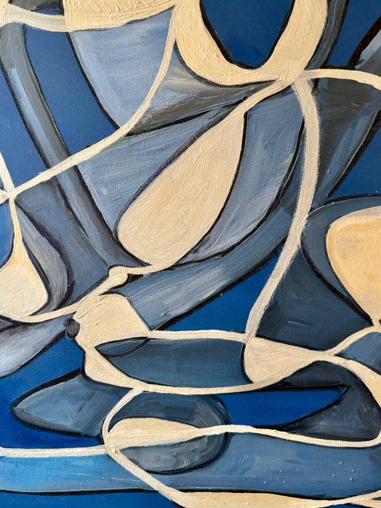 Original Abstract Expressionism Abstract Painting by Steven Miller