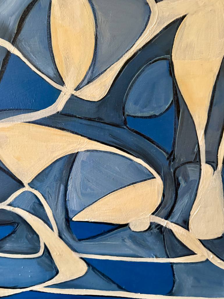Original Abstract Expressionism Abstract Painting by Steven Miller
