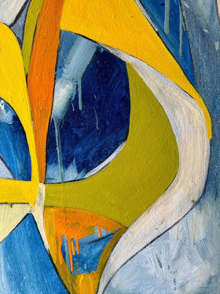 Original Abstract Expressionism Abstract Painting by Steven Miller