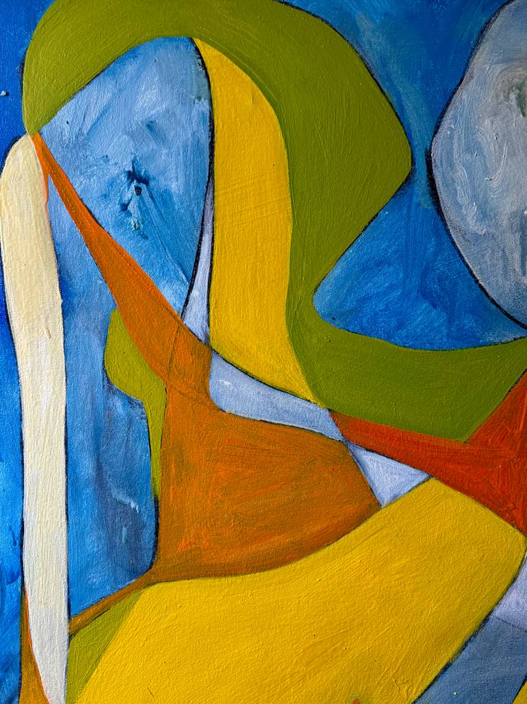 Original Abstract Expressionism Abstract Painting by Steven Miller