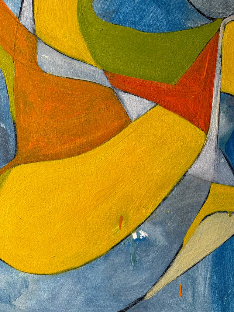 Original Abstract Expressionism Abstract Painting by Steven Miller