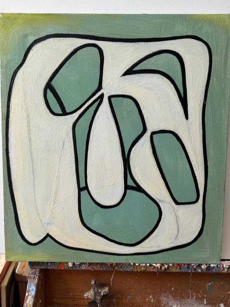 Original Abstract Expressionism Abstract Painting by Steven Miller