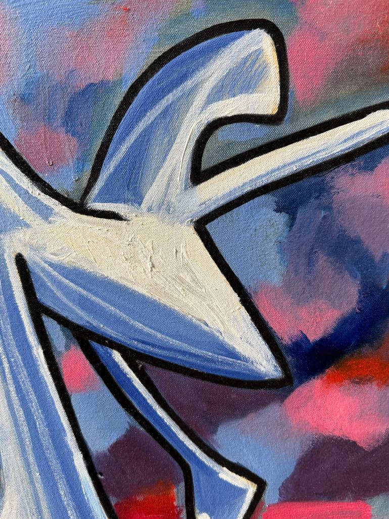 Original Abstract Expressionism Abstract Painting by Steven Miller