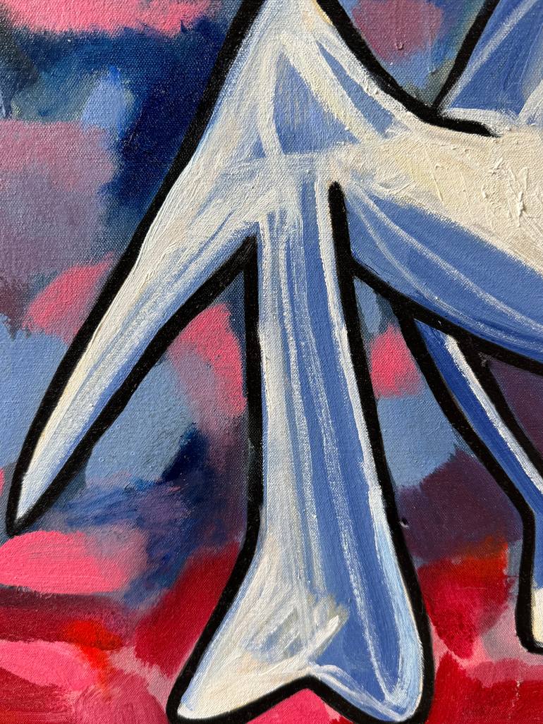 Original Abstract Expressionism Abstract Painting by Steven Miller