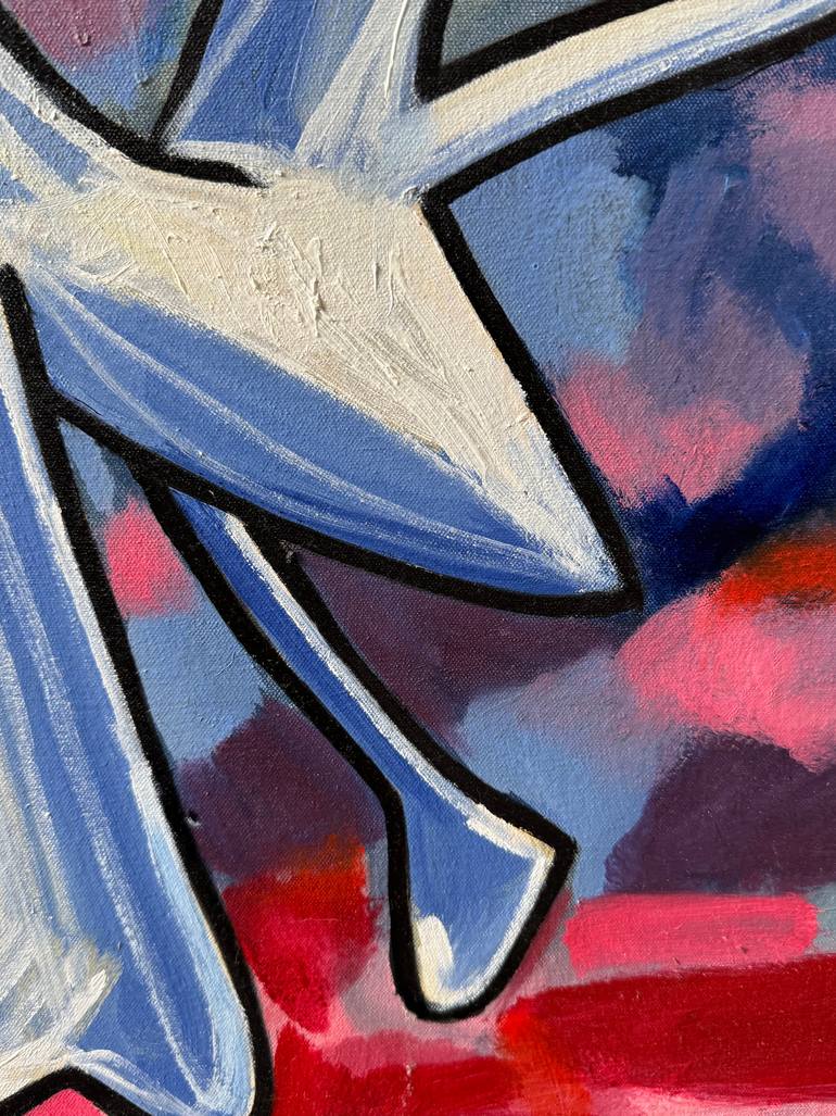 Original Abstract Expressionism Abstract Painting by Steven Miller