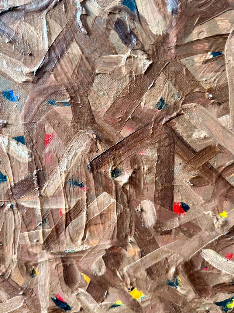 Original Abstract Expressionism Abstract Painting by Steven Miller