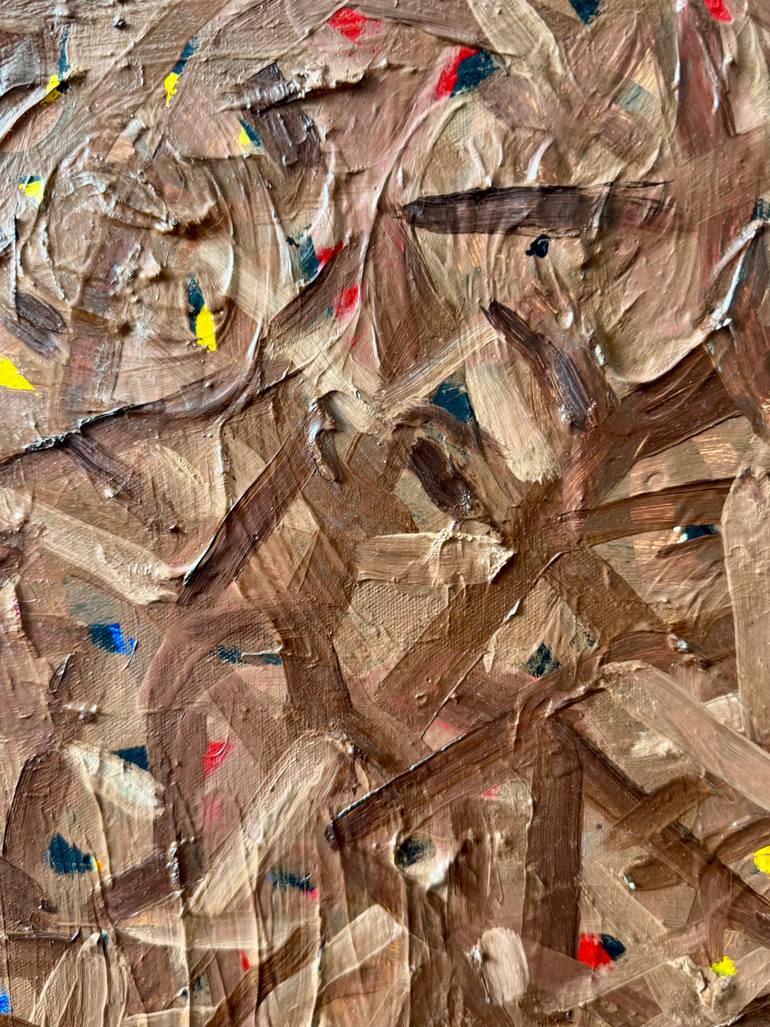 Original Abstract Expressionism Abstract Painting by Steven Miller