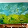 Entire image on easel