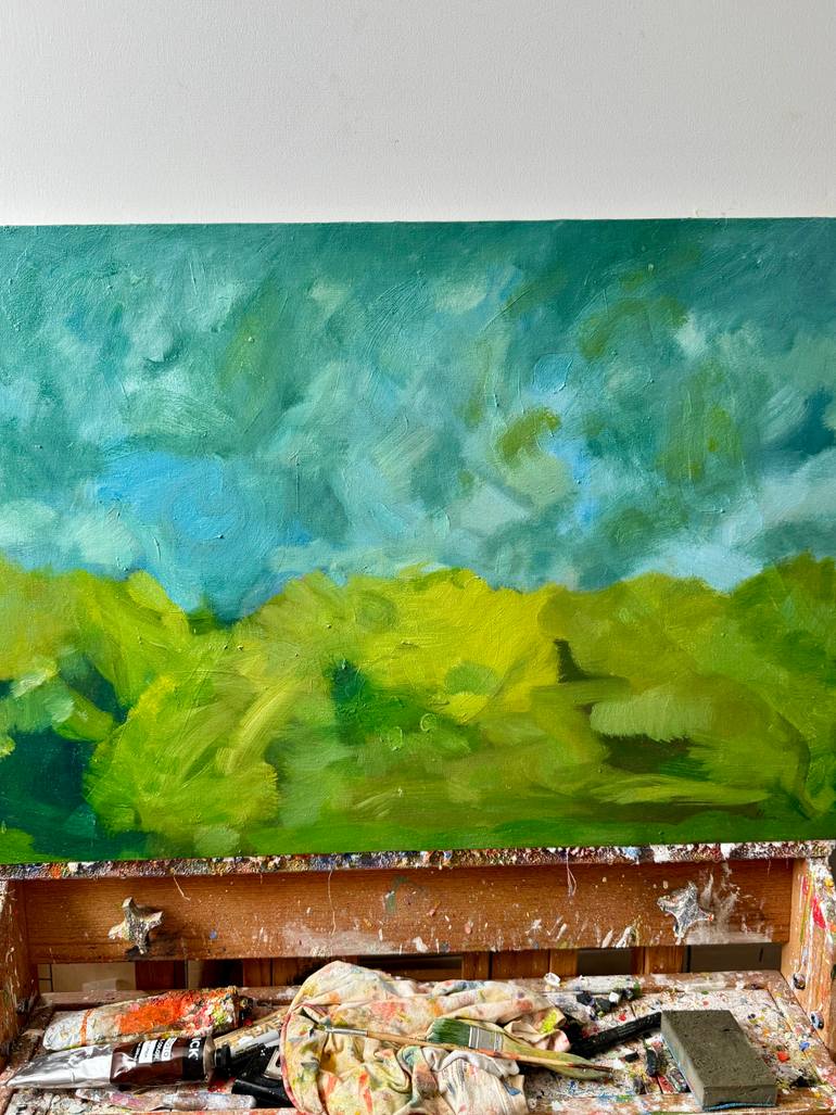 Original Abstract Landscape Painting by Steven Miller