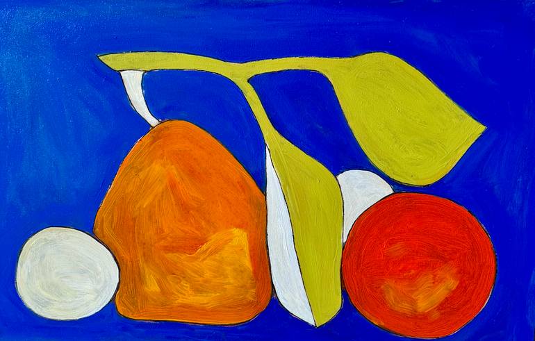 Original Abstract Still Life Painting by Steven Miller