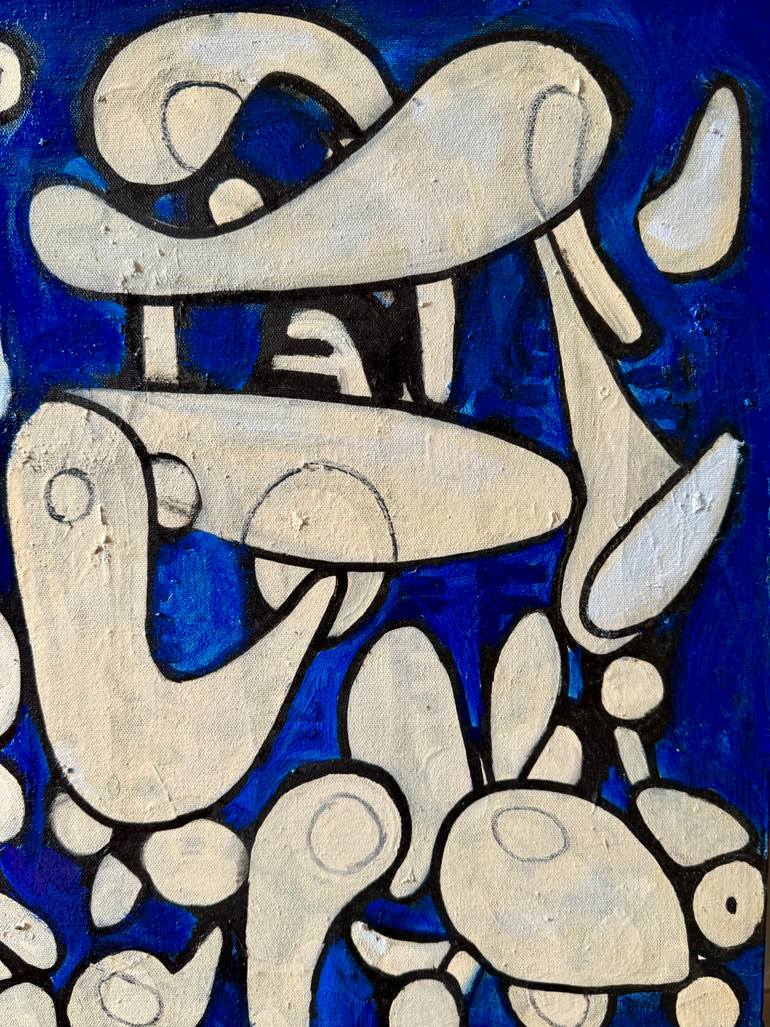 Original Modernism Abstract Painting by Steven Miller