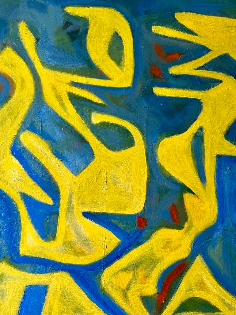 Original Abstract Expressionism Abstract Painting by Steven Miller