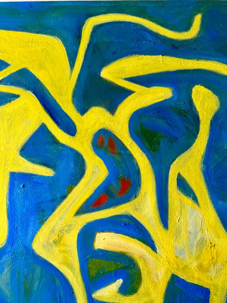 Original Abstract Expressionism Abstract Painting by Steven Miller