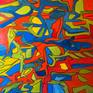 On easel
