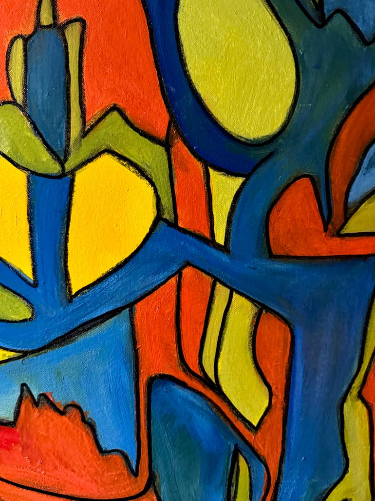 Original Abstract Expressionism Abstract Painting by Steven Miller