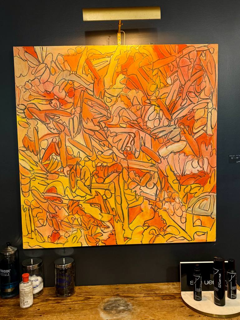 Original Abstract Expressionism Abstract Painting by Steven Miller