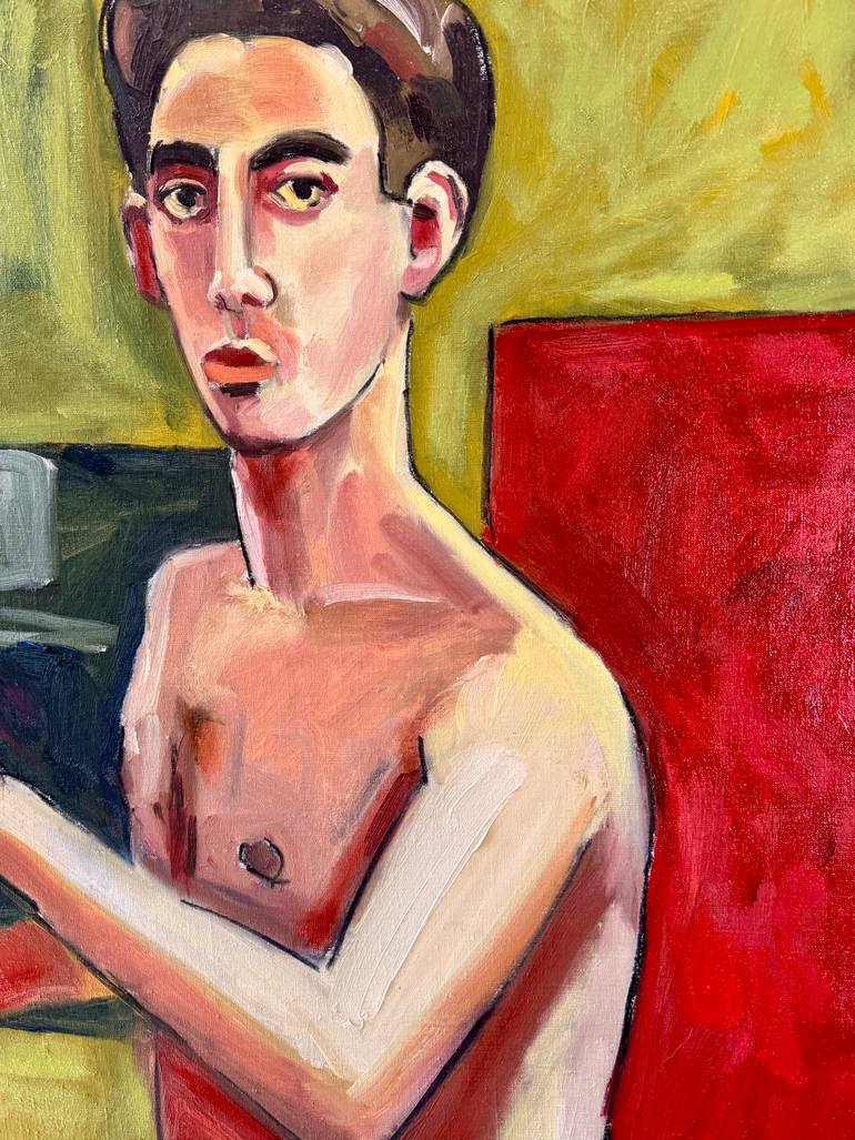 Original Figurative Men Painting by Steven Miller