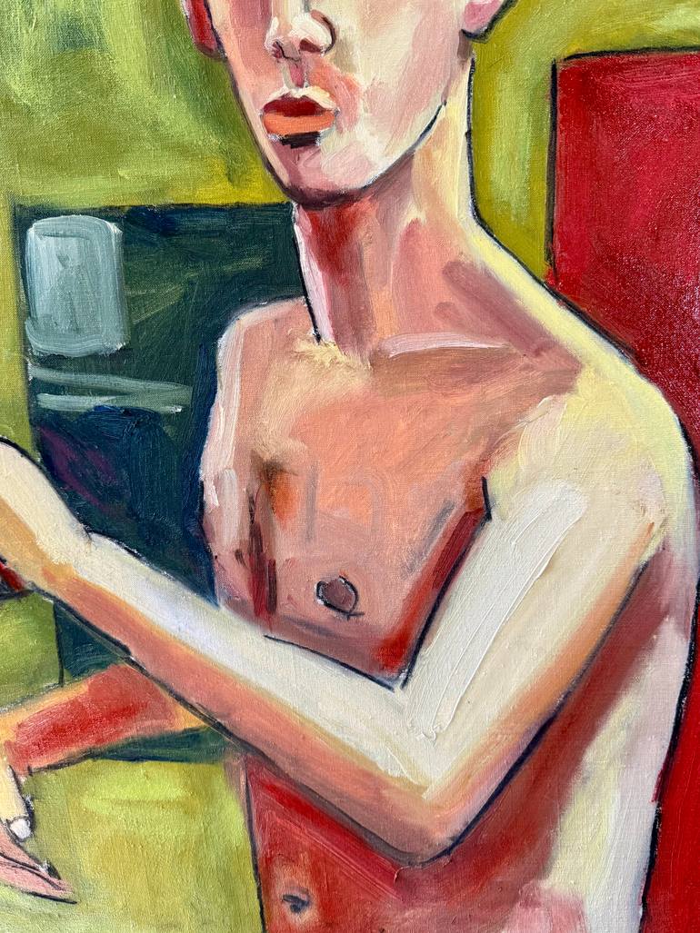 Original Figurative Men Painting by Steven Miller