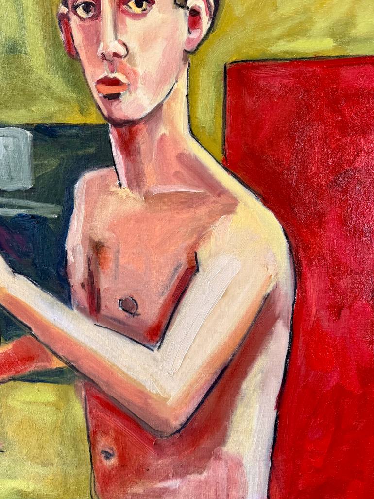 Original Figurative Men Painting by Steven Miller
