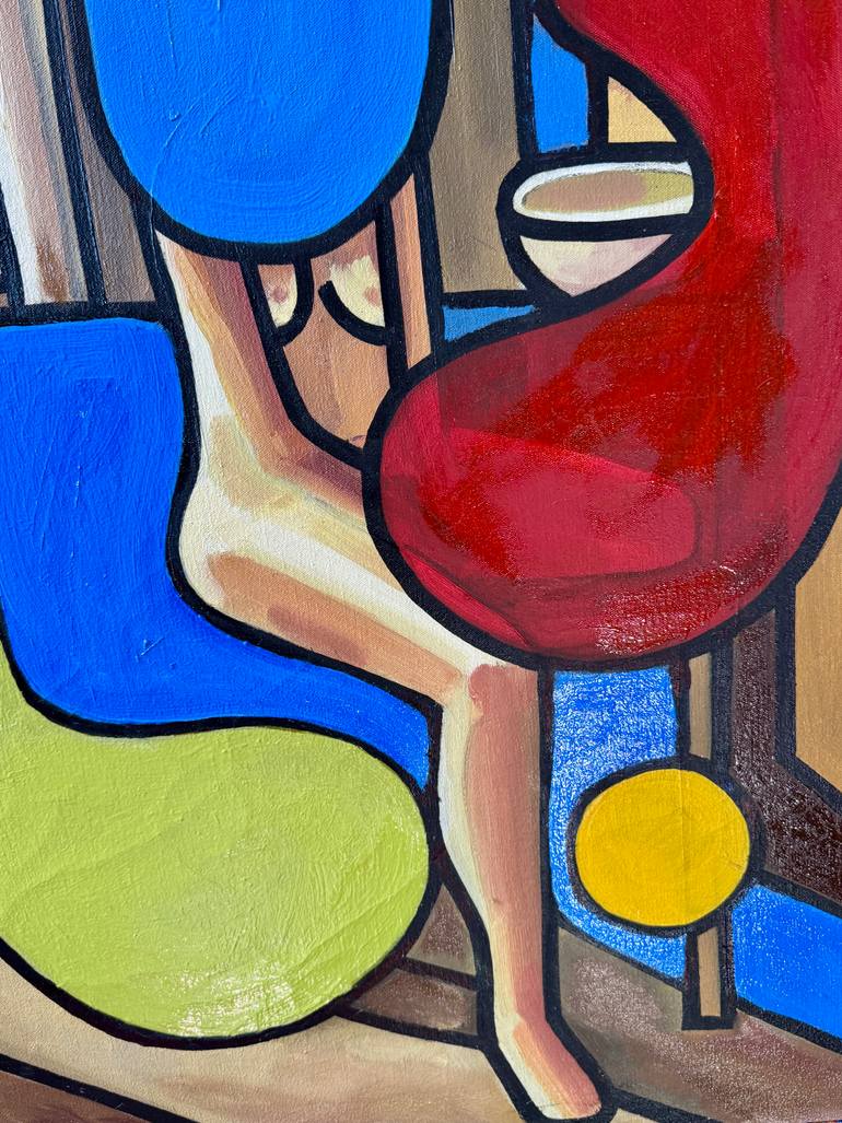 Original Abstract Expressionism Abstract Painting by Steven Miller