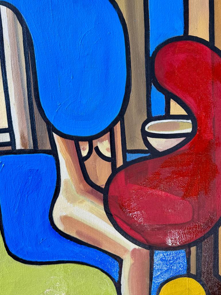 Original Abstract Expressionism Abstract Painting by Steven Miller