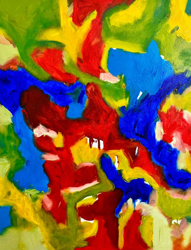 Original Abstract Expressionism Abstract Painting by Steven Miller