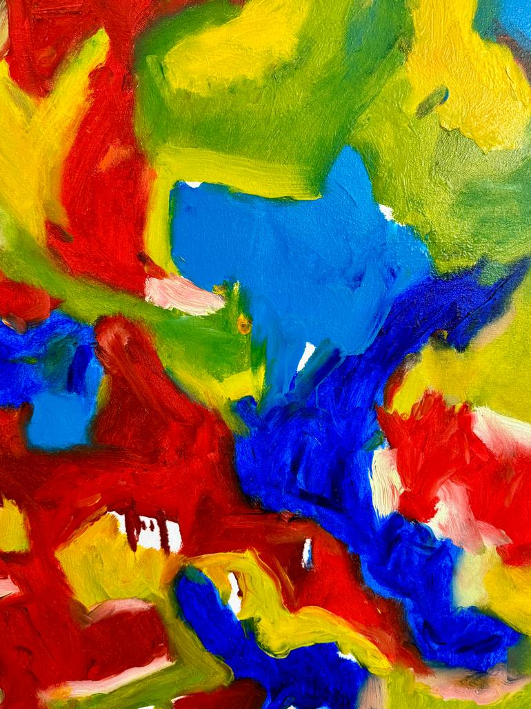 Original Abstract Expressionism Abstract Painting by Steven Miller