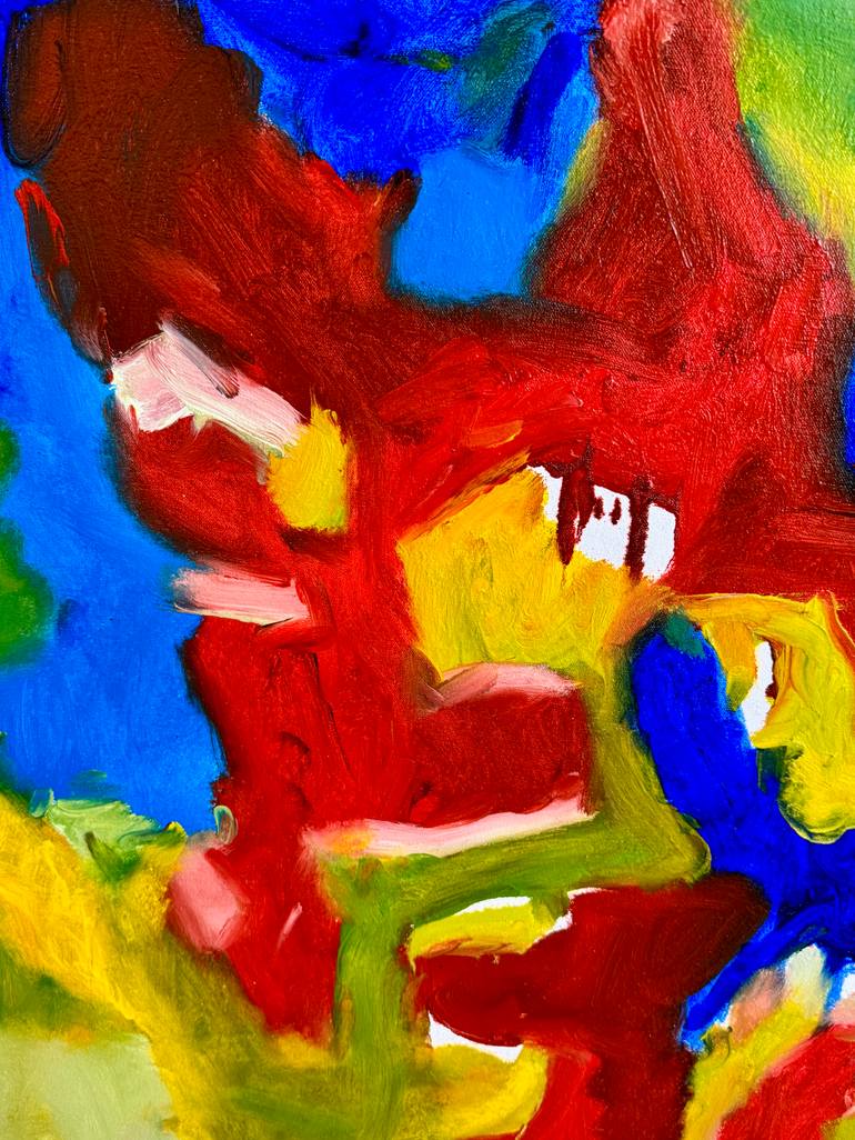 Original Abstract Expressionism Abstract Painting by Steven Miller