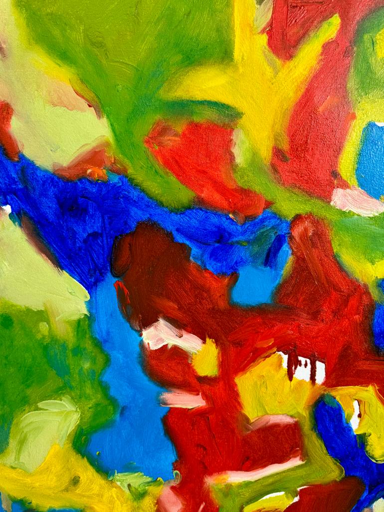 Original Abstract Expressionism Abstract Painting by Steven Miller