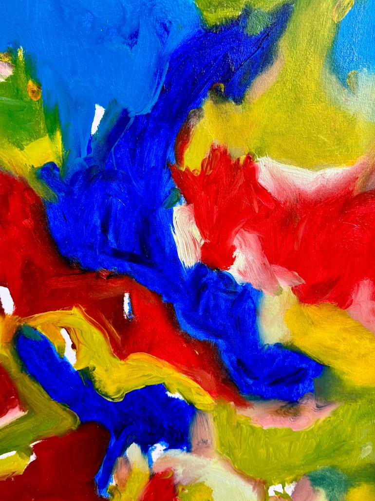 Original Abstract Expressionism Abstract Painting by Steven Miller