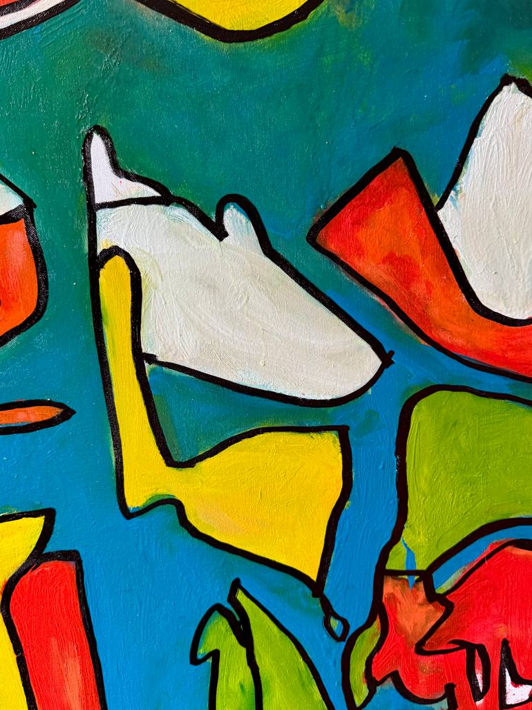 Original Abstract Expressionism Abstract Painting by Steven Miller