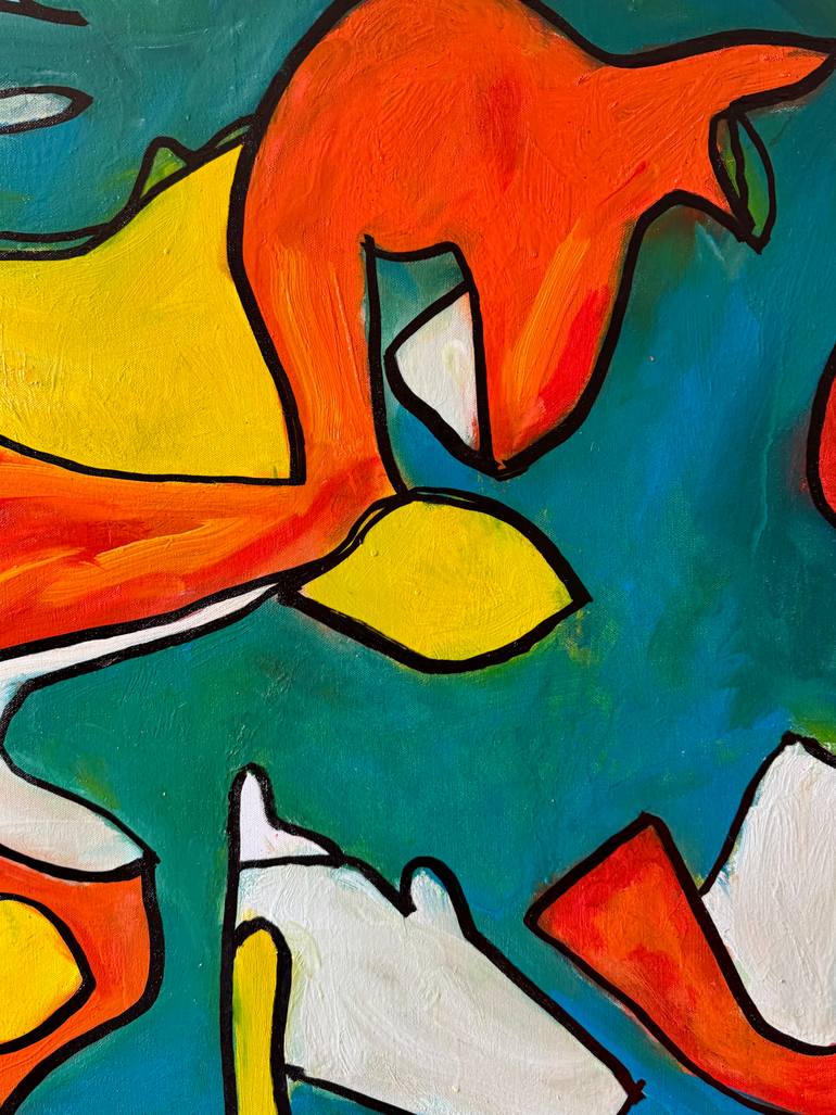 Original Abstract Expressionism Abstract Painting by Steven Miller