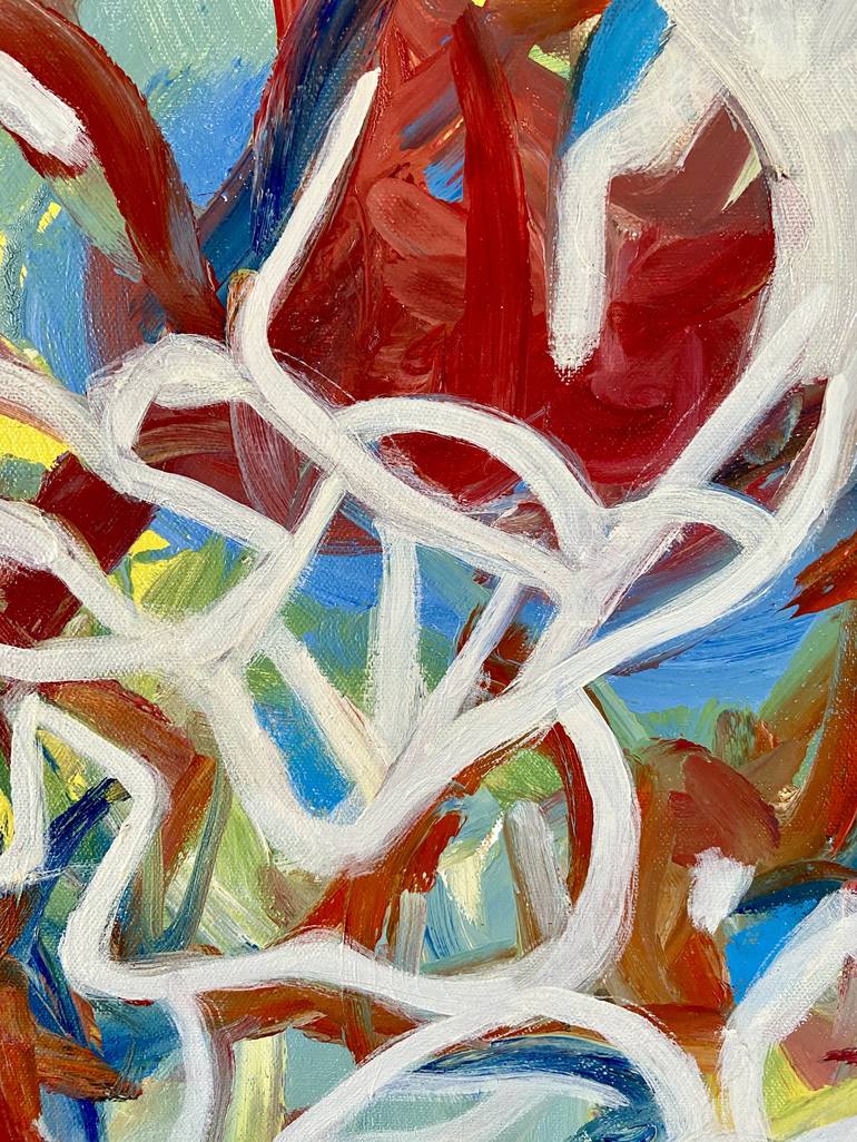 Original Abstract Expressionism Abstract Painting by Steven Miller