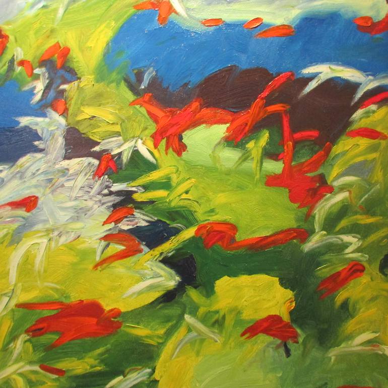 Original Abstract Expressionism Abstract Painting by Steven Miller