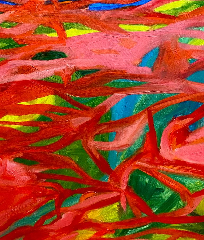 Original Abstract Expressionism Abstract Painting by Steven Miller