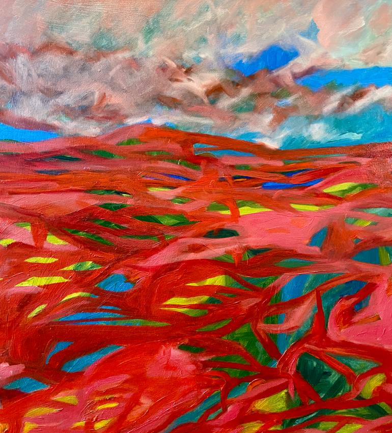 Original Abstract Expressionism Abstract Painting by Steven Miller