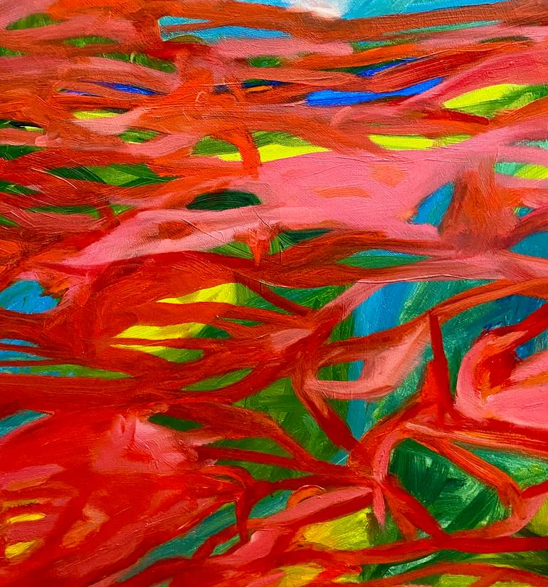 Original Abstract Expressionism Abstract Painting by Steven Miller