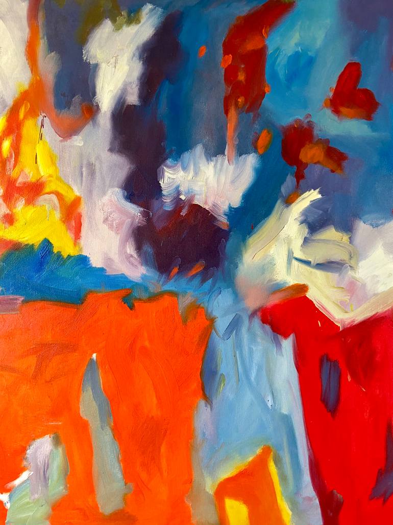 Original Abstract Expressionism Abstract Painting by Steven Miller