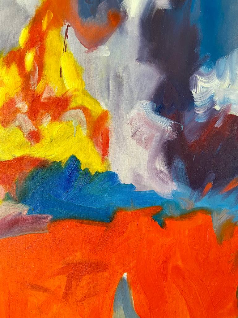 Original Abstract Expressionism Abstract Painting by Steven Miller